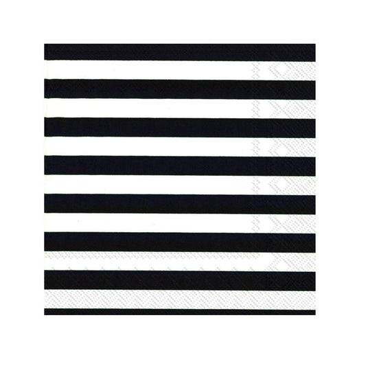 Marimekko-tasaraita-black-cocktail-napkin