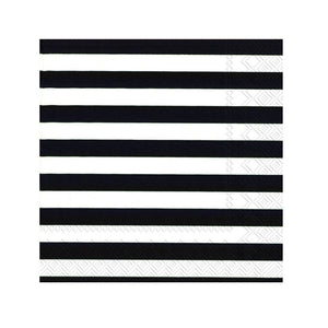 Marimekko Tasaraita Black Cocktail Napkin