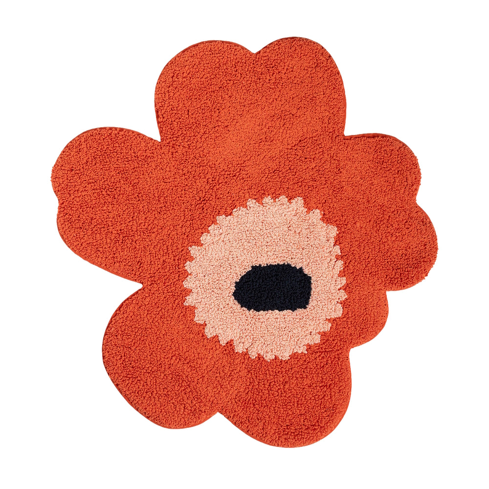 Marimekko Unikko Bath Mat Orange