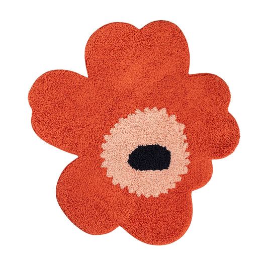 Marimekko Unikko Bath Mat Orange