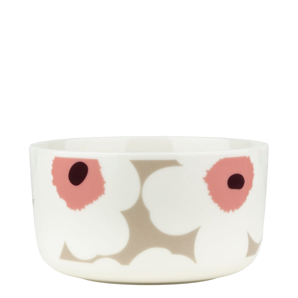 Marimekko Unikko Bowl 5dl Beige-Pink