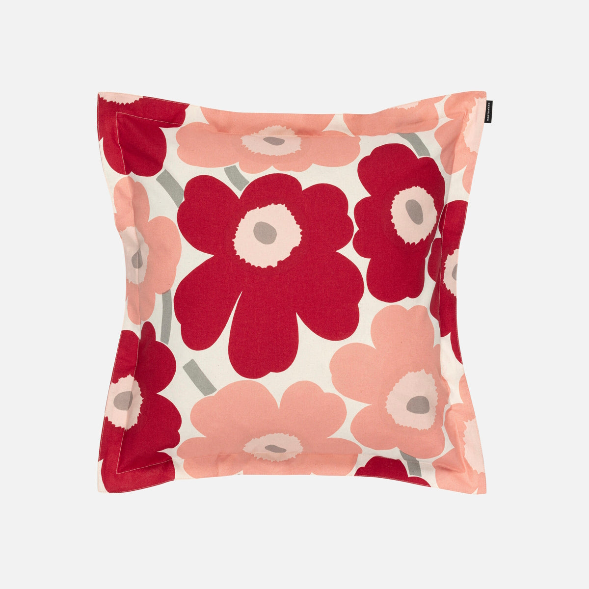 Marimekko-unikko-cotton-cushion-cover-cherry-rose