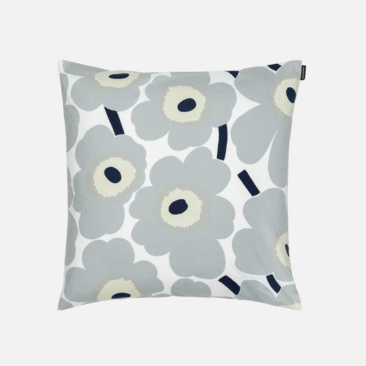 Marimekko-unikko-cotton-cushion-cover-grey