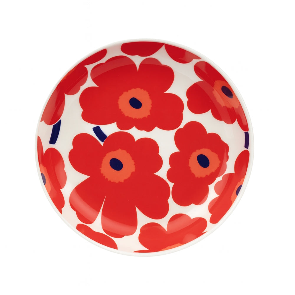 Marimekko Unikko Deep Plate 20.5cm Red