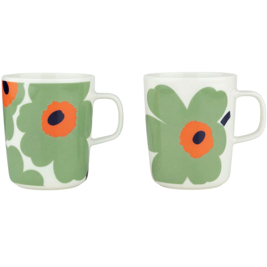 Marimekko-unikko-mug-set-sage-2-5dl-2pk