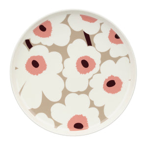 Marimekko Unikko Plate 25cm Beige-Pink