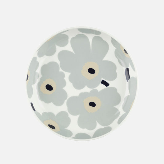 Marimekko-unikko-plate-grey-20-5cm