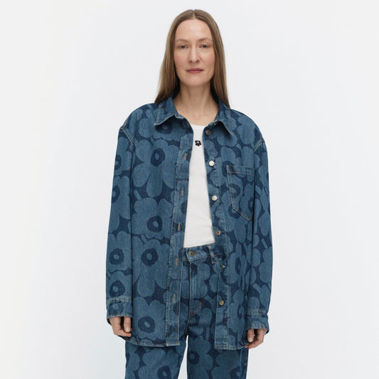 Marimekko Vaihe Unikko Denim Shirt