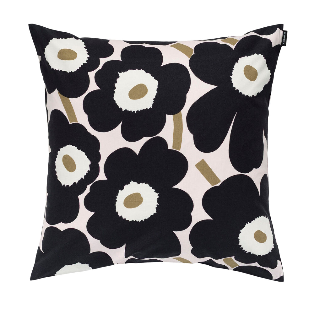 Marimekko Unikko Cushion Cover Pink-Charcoal