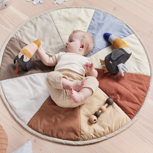 OYOY Moni Organic Cotton Quilted Blanket