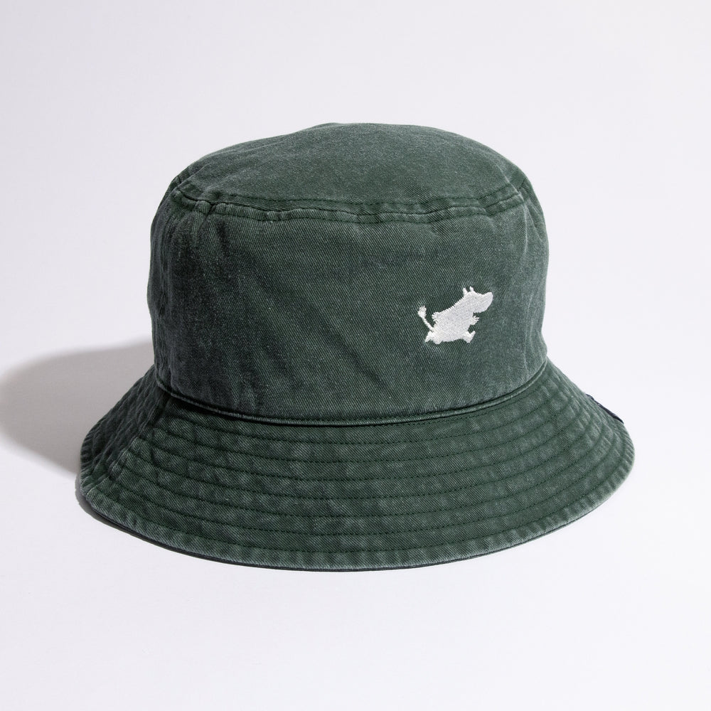 Moomin Denim Bucket Hat Green