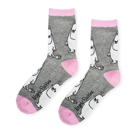 Moomin Socks Ladies Grey