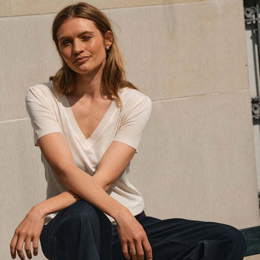 Mos Mosh Sink T-Shirt Ecru