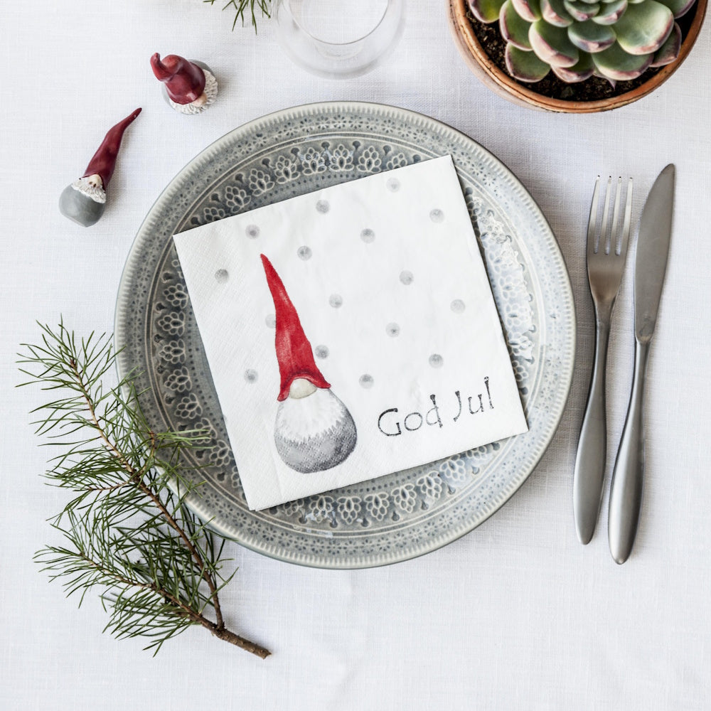 Naasgransgarden Santa High Hat white Napkin