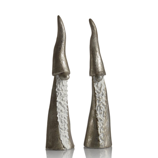 Naasgransgarden Tall Santa silver 2pcs 15cm