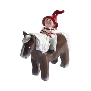 Naasgransgarden Tusse Sitting on Horse