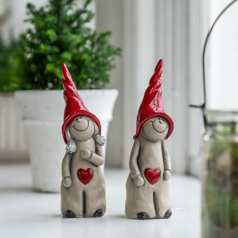 Naasgransgarden Peek-a-Boo Santa Girl 14cm