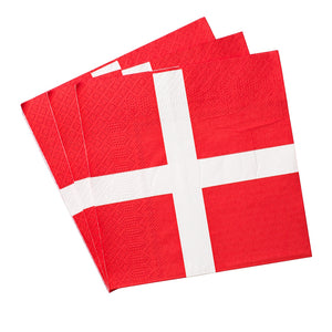 Napkins Danish Flag