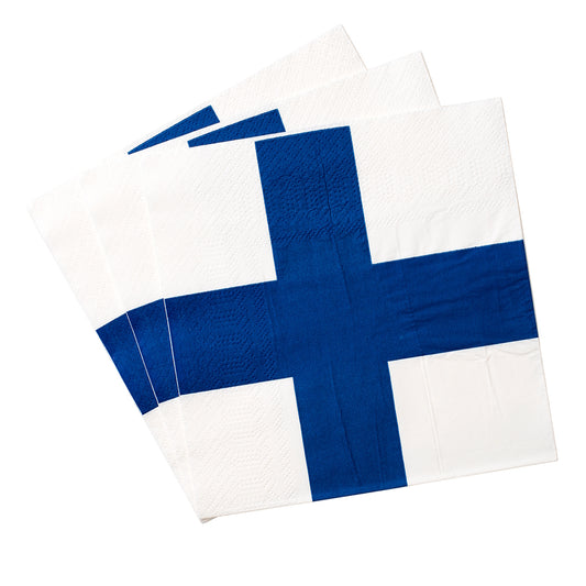 Napkins Finnish Flag
