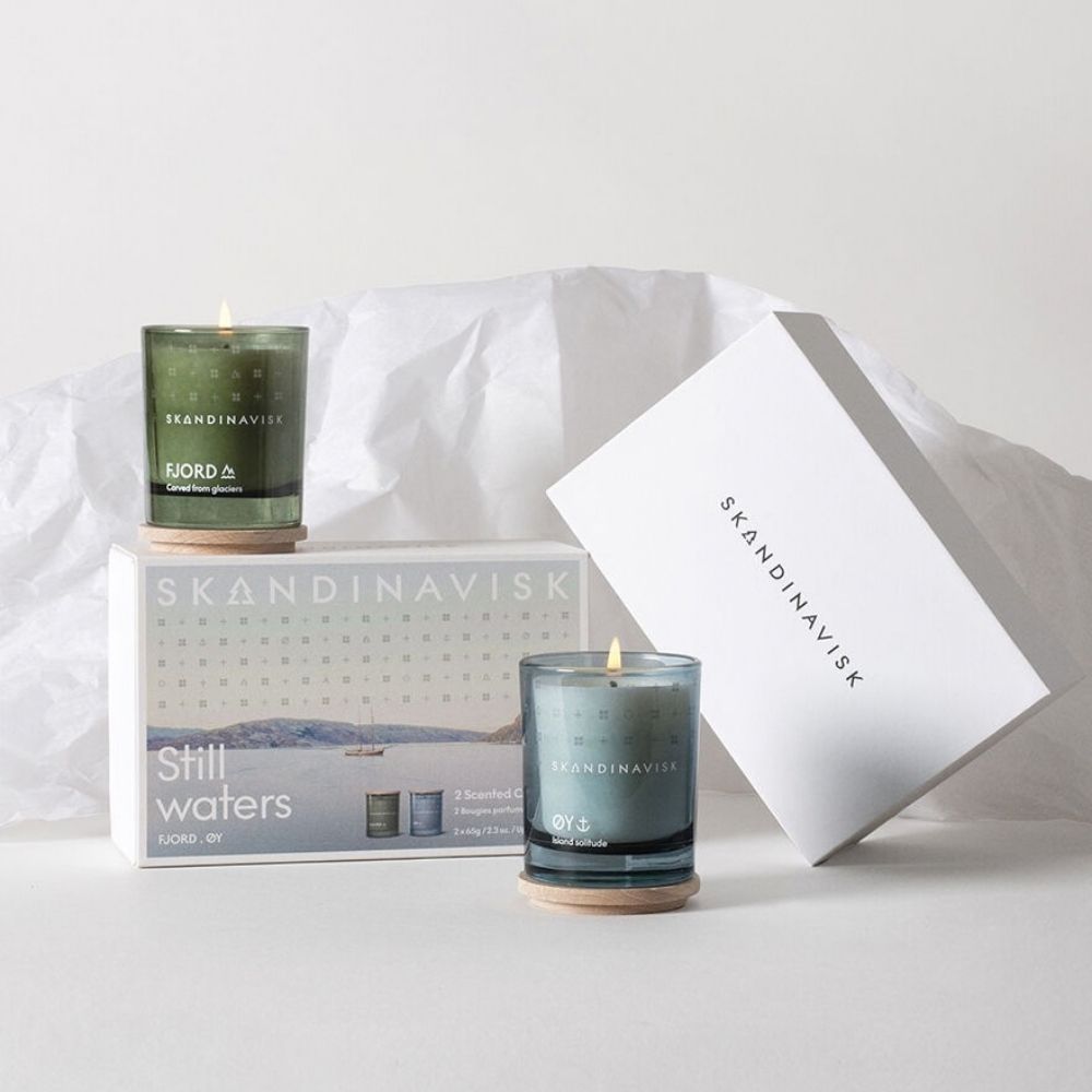 Skandinavisk Still Waters Gift Set 65g Candles