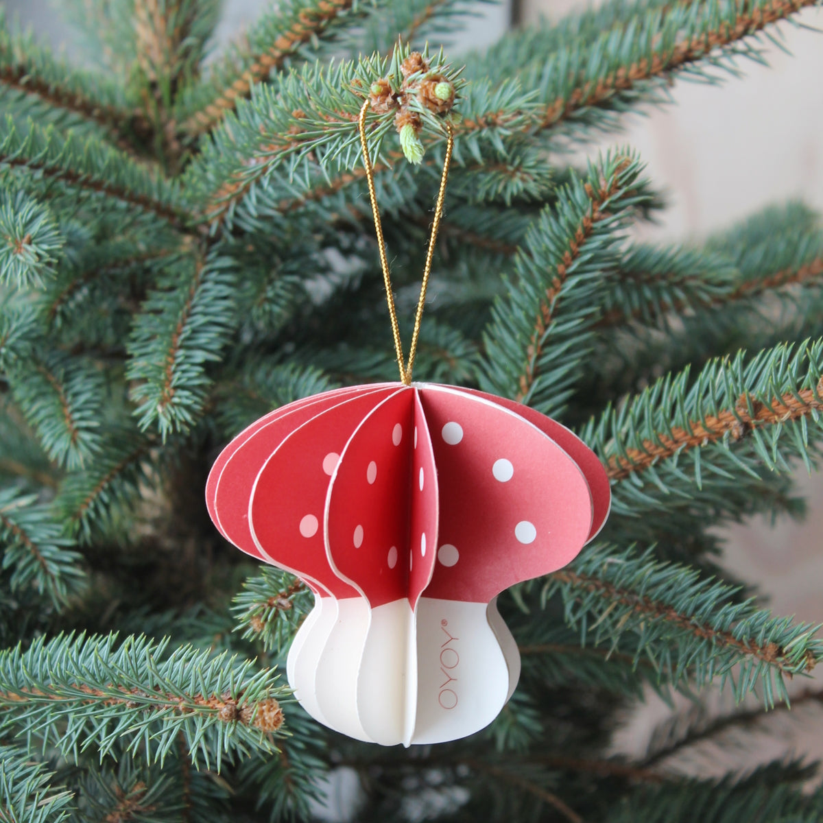 oyoy-christmas-mushroom-paper-ornament-3-pack