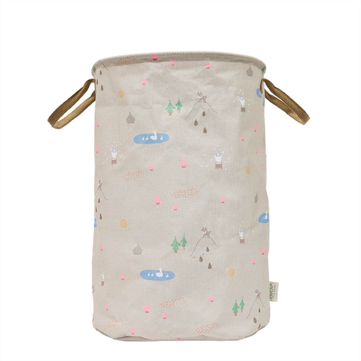 OYOY Deer & Duck Storage Basket 2 pack Large