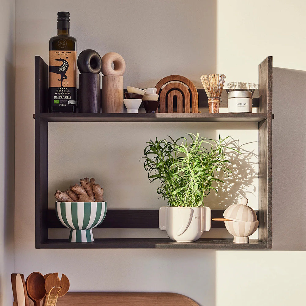 OYOY Hoop Wooden Salt & Pepper Grinder Light