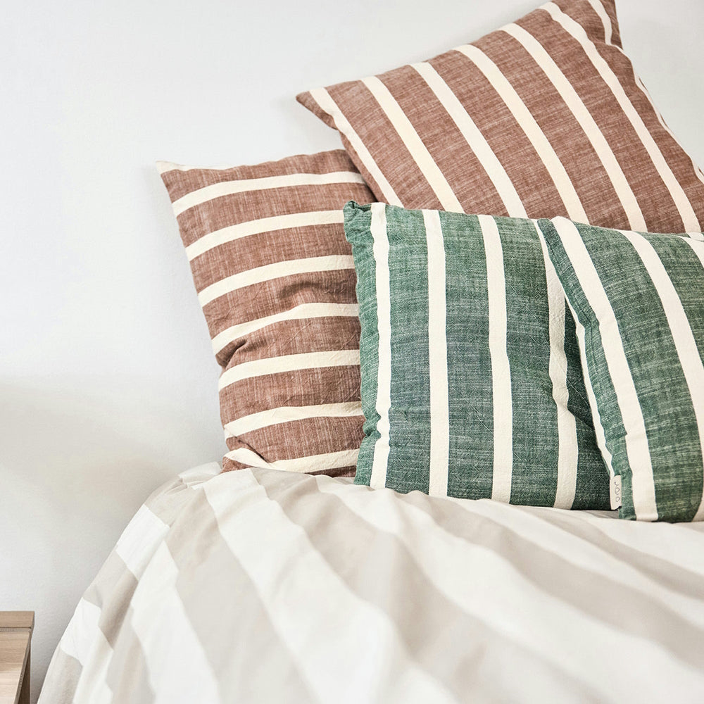 OYOY Kara Cushion Cover Square Green