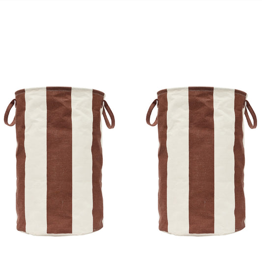 OYOY Kara Laundry & Storage Basket Large Nutmeg