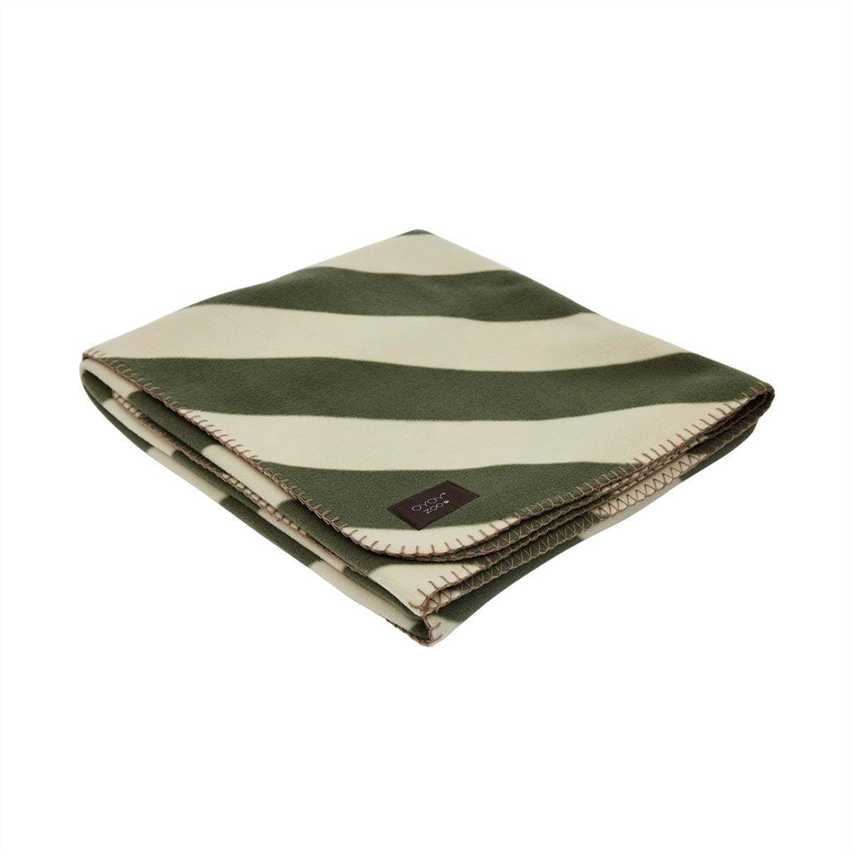 OYOY Kaya Dog Blanket Olive Medium
