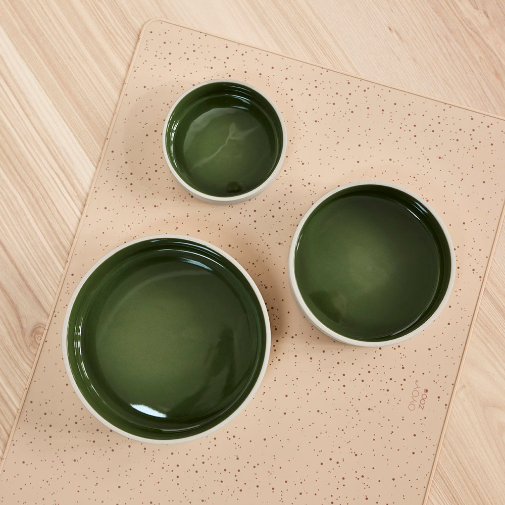 OYOY Koko Dog Bowl Mat Large Camel