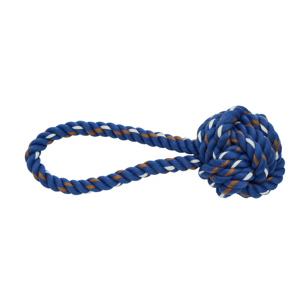OYOY Otto Rope Dog Toy Optic Blue
