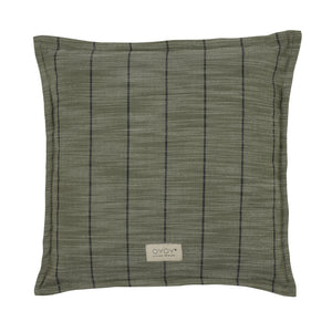 OYOY Outdoor Kyoto Cushion Square Offwhite-Green