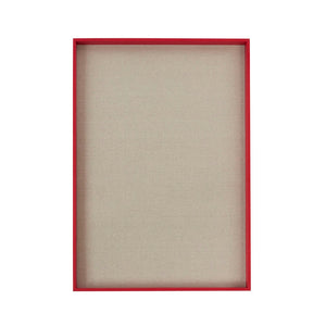 OYOY Peili Red Wood Cork Notice Board small