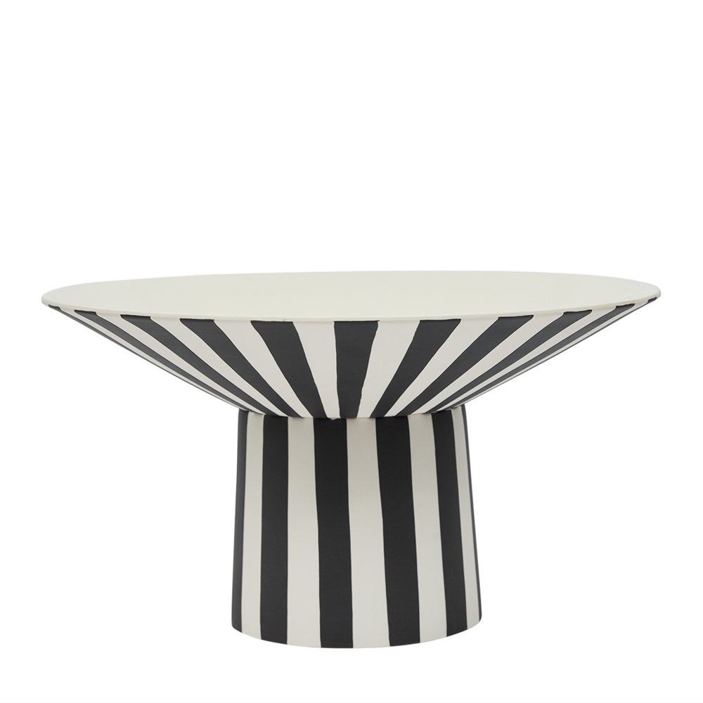 OYOY Toppu Centerpiece High white-black