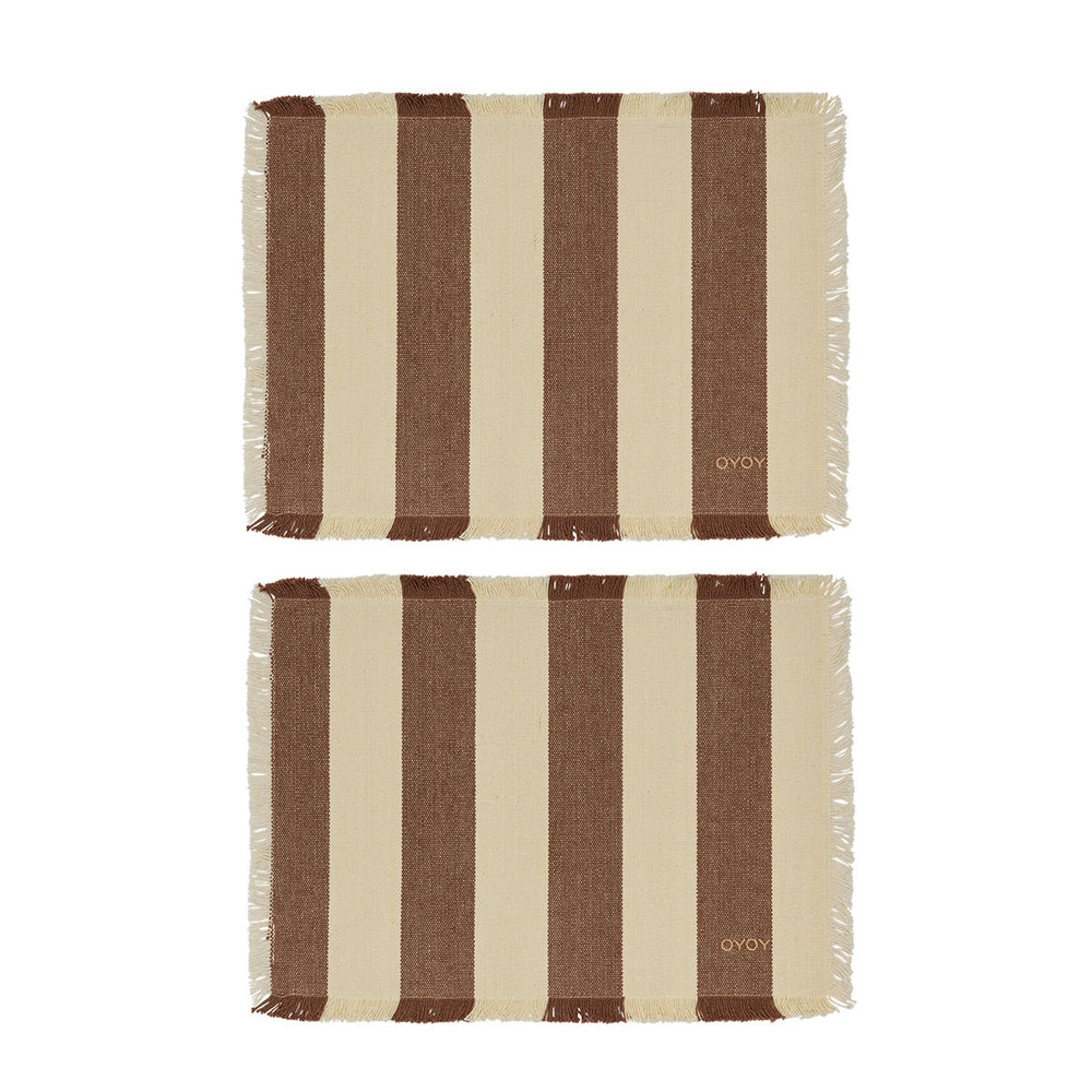 OYOYToppuPlacematPackof2Brown