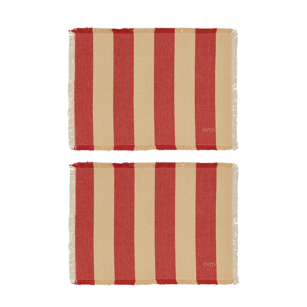 OYOYToppuPlacematPackof2Red