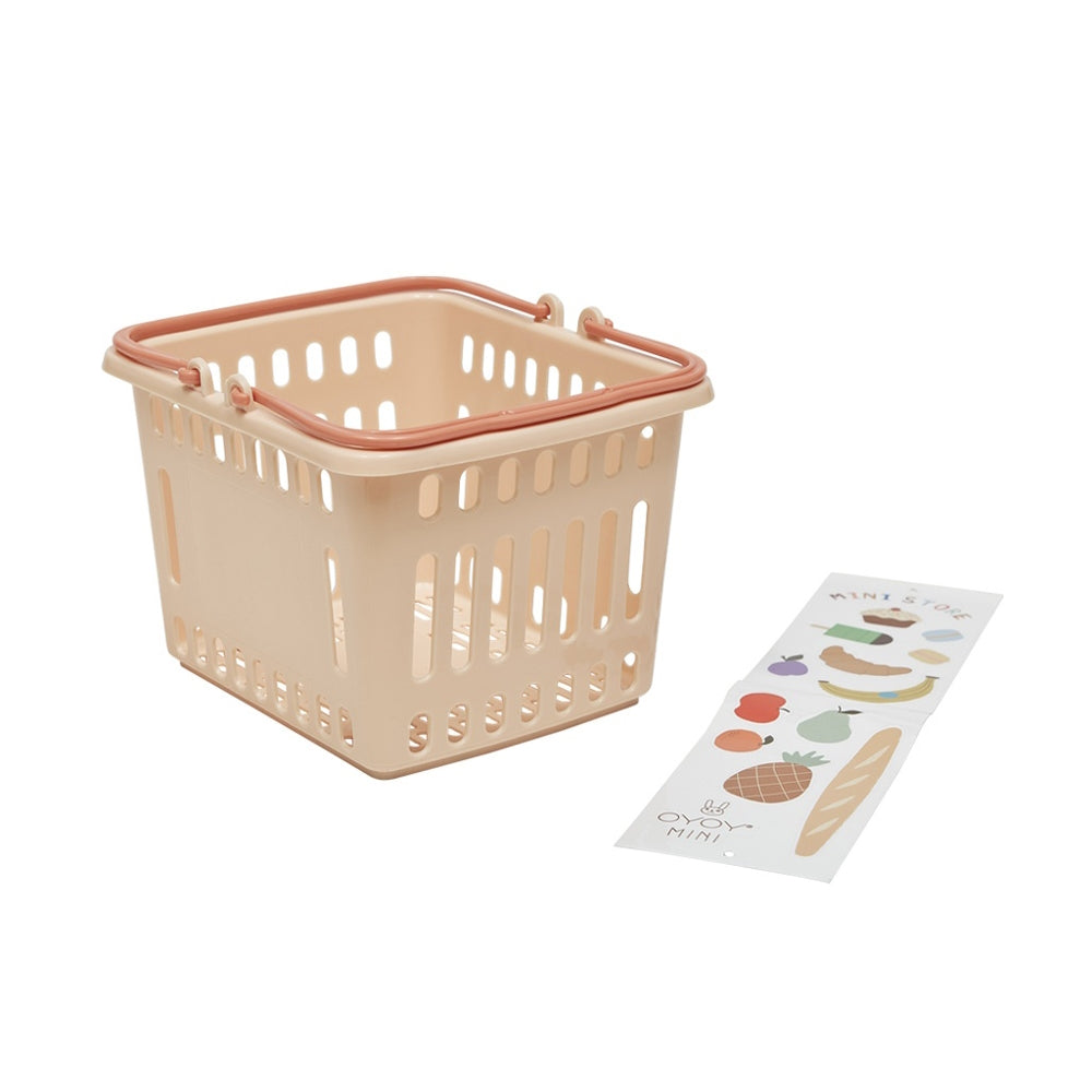 OYOY Yummy Shopping Basket Coral