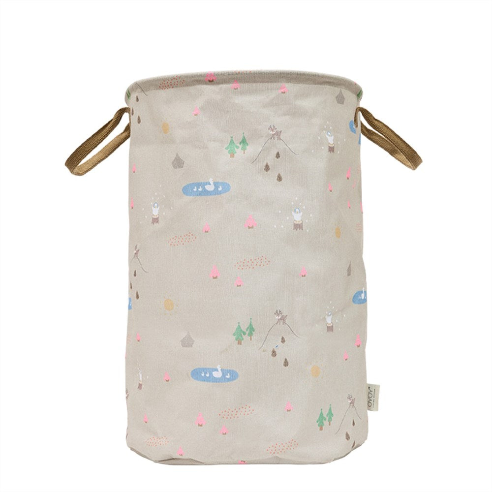 OYOY_Deer&Duck_Laundry_Basket