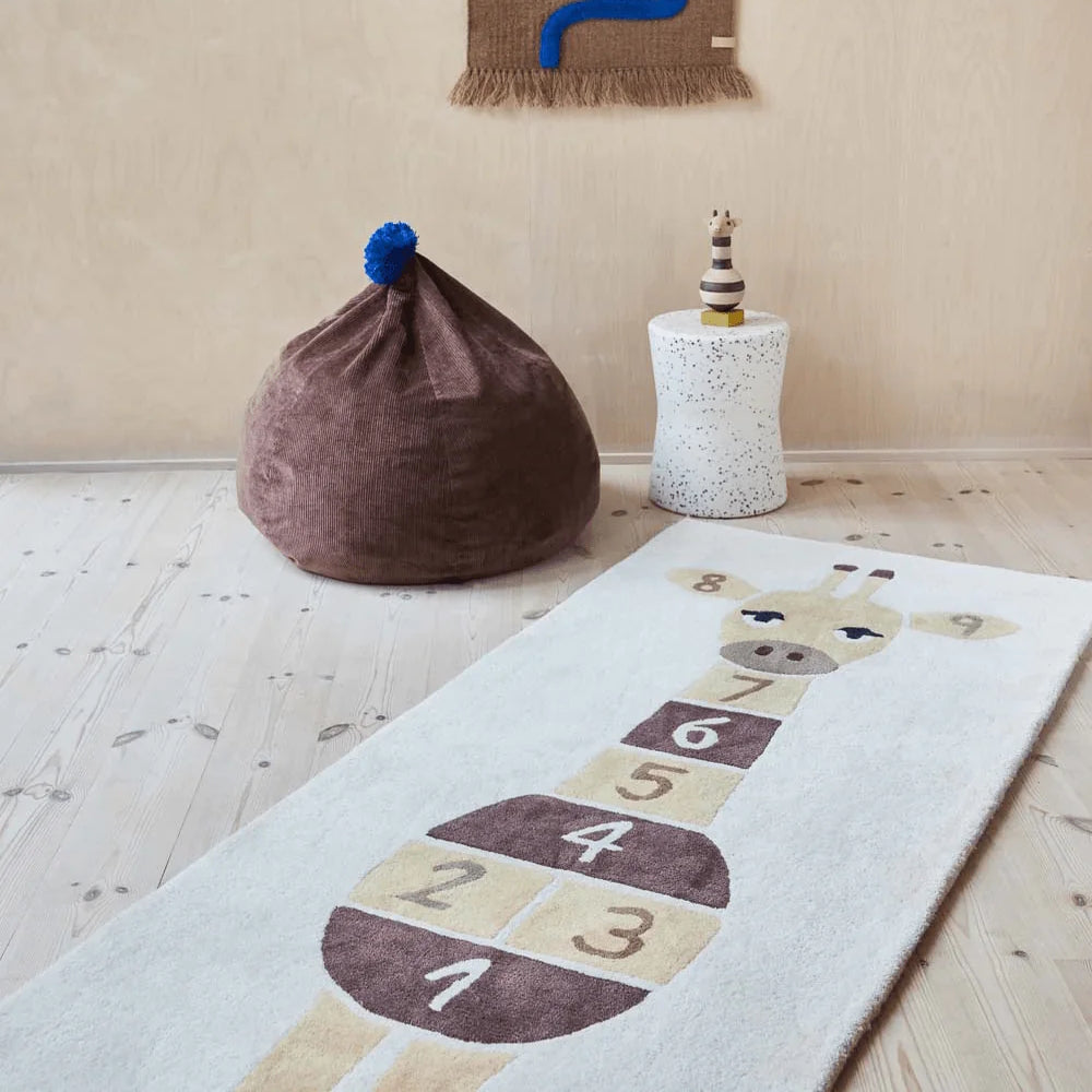 OYOY Giraffe Hopscotch Rug