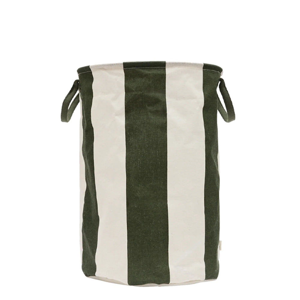 OYOY Kara Laundry & Storage Basket Large Dark Green