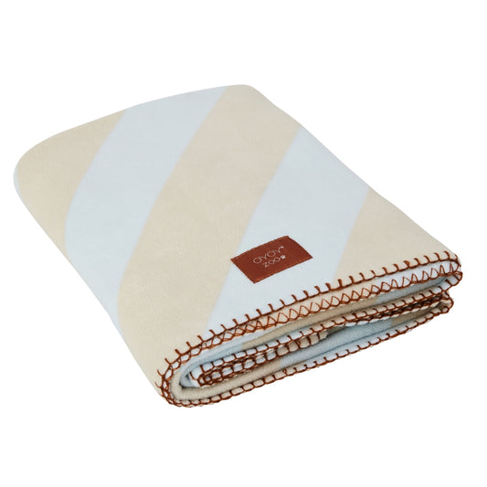OYOY Kaya Dog Blanket Ice Blue