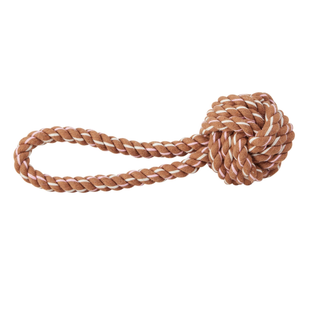 OYOY Otto Rope Dog Toy Caramel