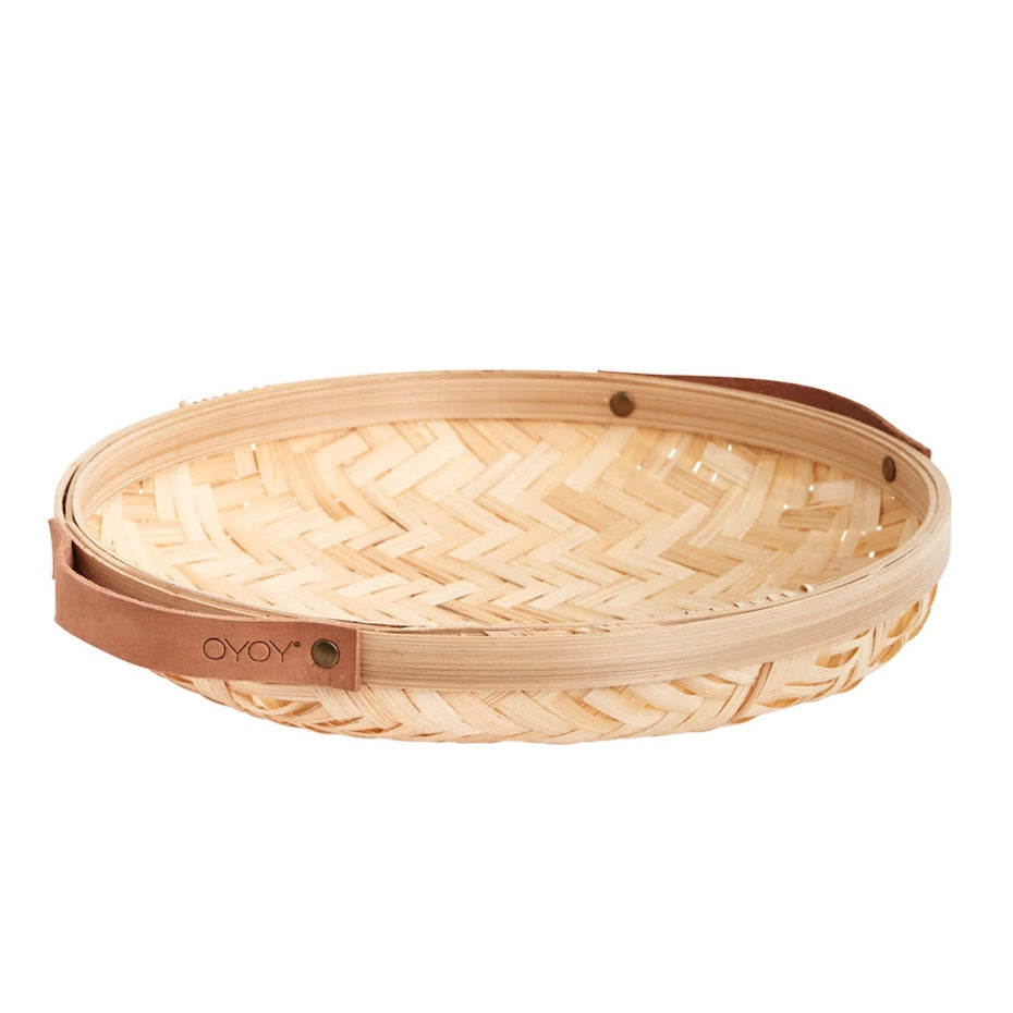 OYOY Sporta Bread Basket Round nature