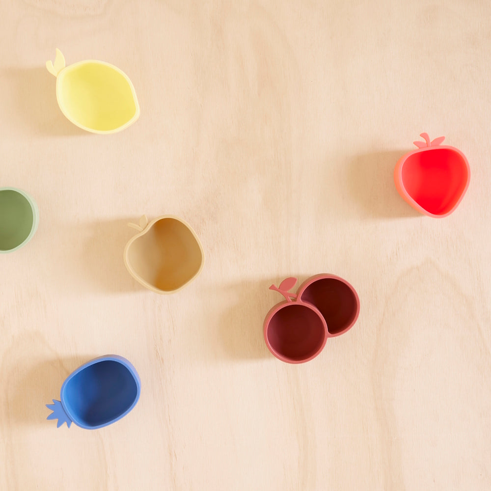 OYOY Strawberry & Cherry Snack Bowl