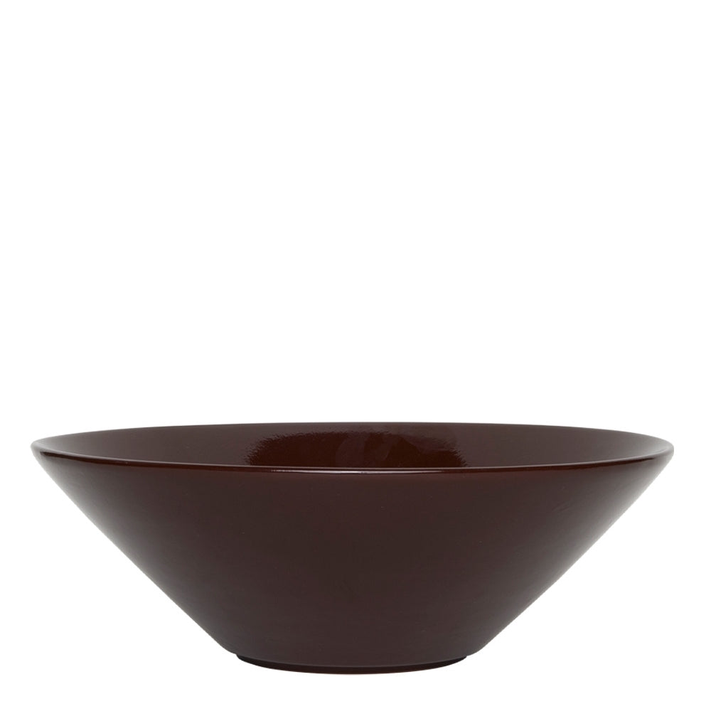 OYOY Yuka Bowl Large Dark Terracotta