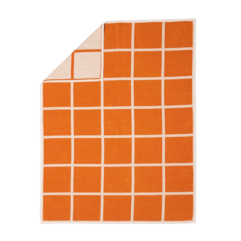 Pappelina Blanket Criss Pale Orange