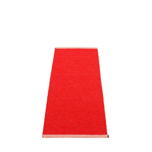 Pappelina_Rug_Mono_Coral_Red