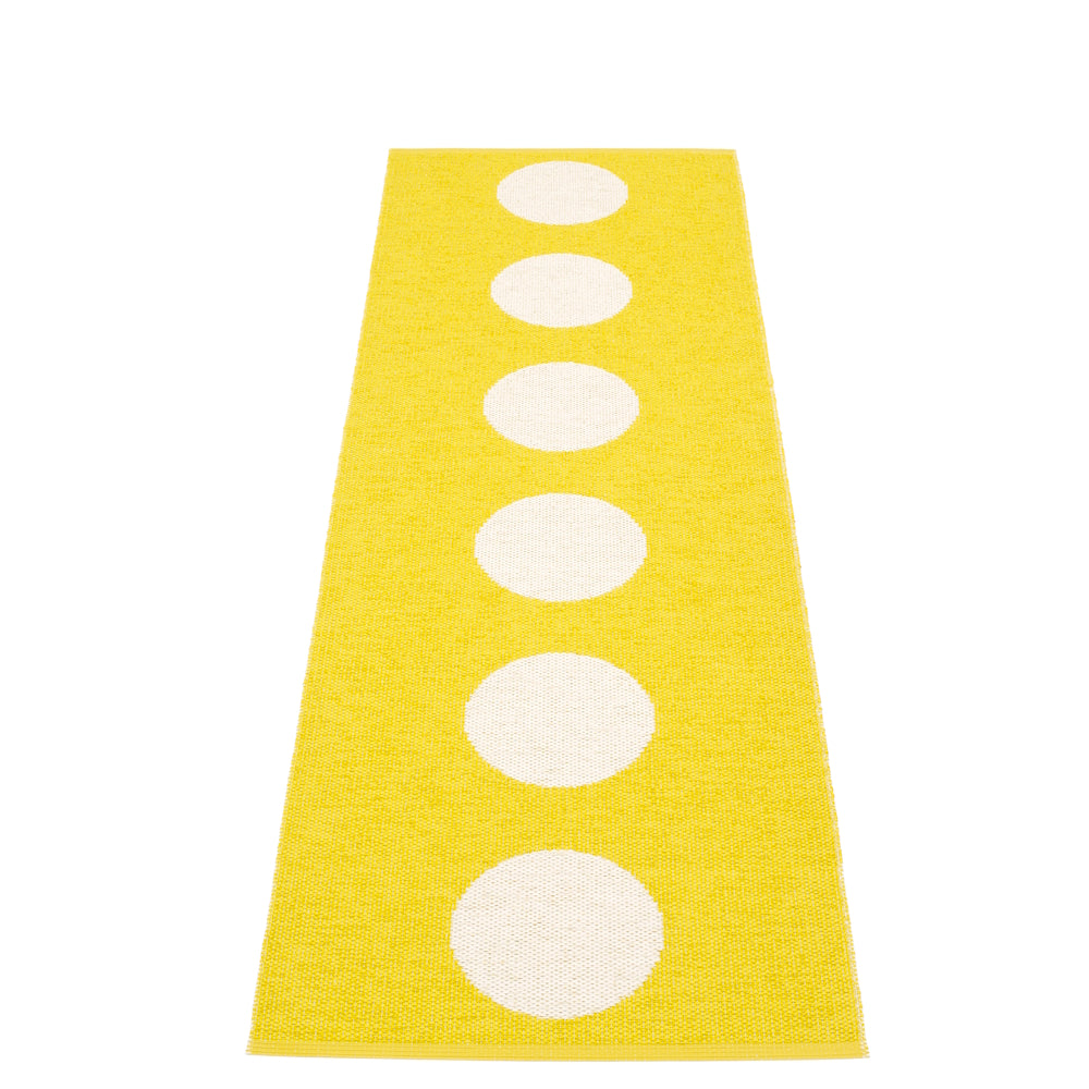 Pappelina Rug Vera Lemon 70x225