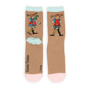 Pippi Longstocking Ladies Socks